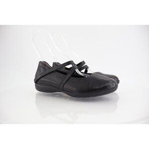 Aravon Jodi Mary Jane Women's 8.5 Black Leather Casual Low Top Comfort